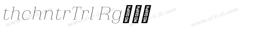 AthachantrTrial Regu字体转换